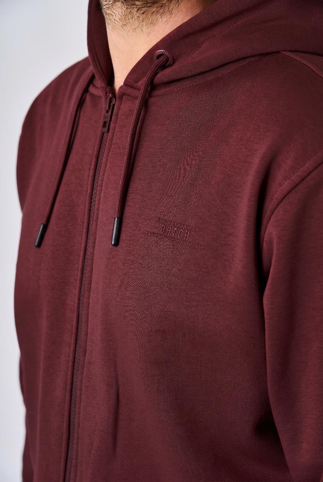 Felpa con cappuccio e zip