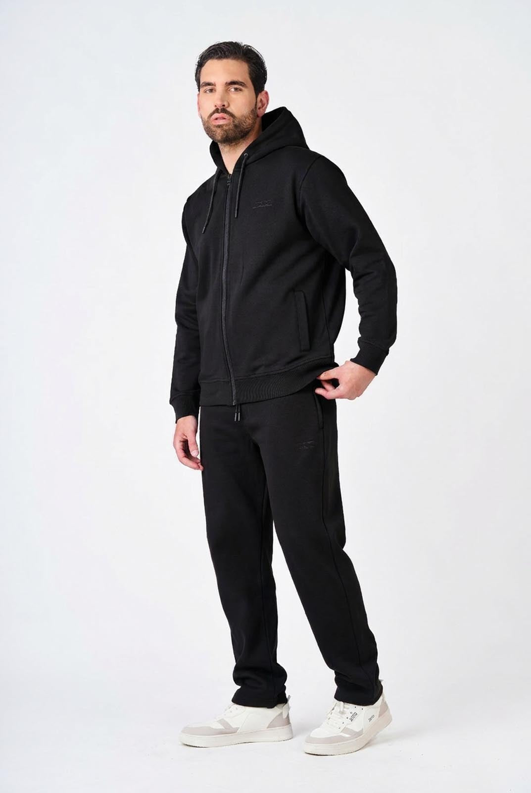 Felpa con cappuccio e zip