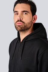 Felpa con cappuccio e zip