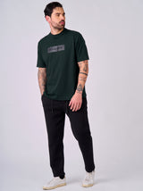 T-shirt con stampa logata