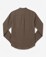 Camicia in lino - Collo serafino