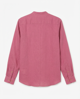 Camicia in lino - Collo serafino