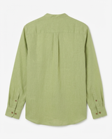 Camicia in lino - Collo serafino