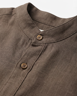 Camicia in lino - Collo serafino