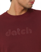 Felpa girocollo stampa tono su tono