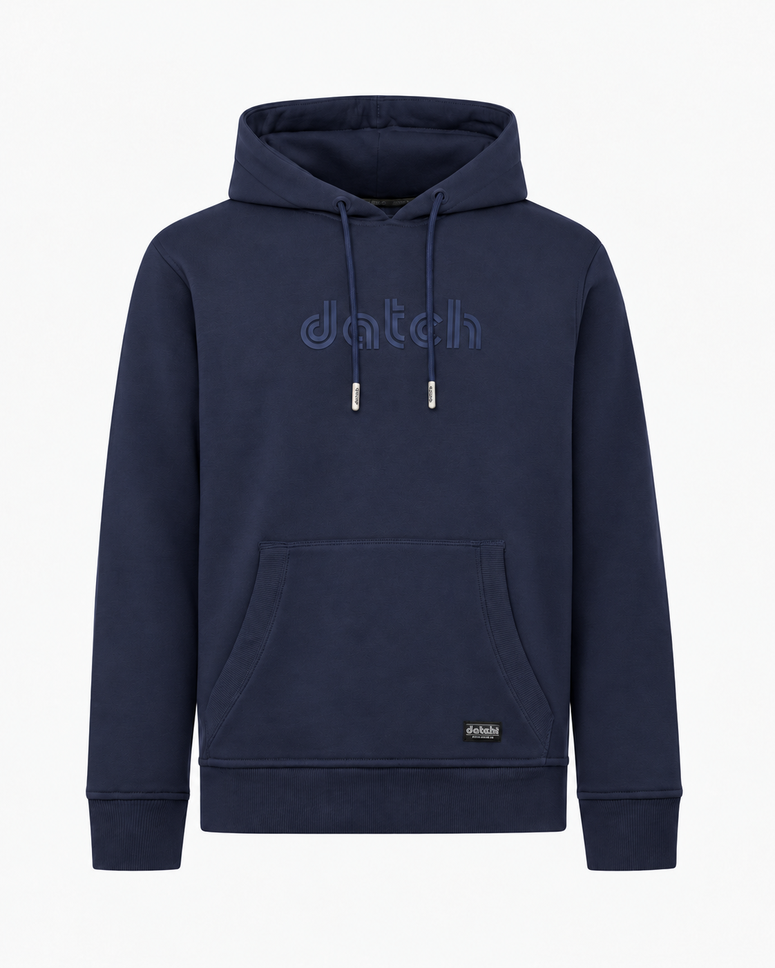 Felpa con cappuccio e logo centrale