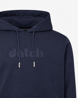 Felpa con cappuccio e logo centrale