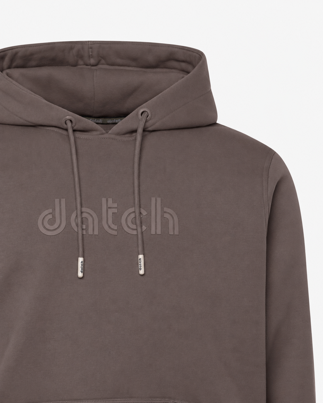 Felpa con cappuccio e logo centrale