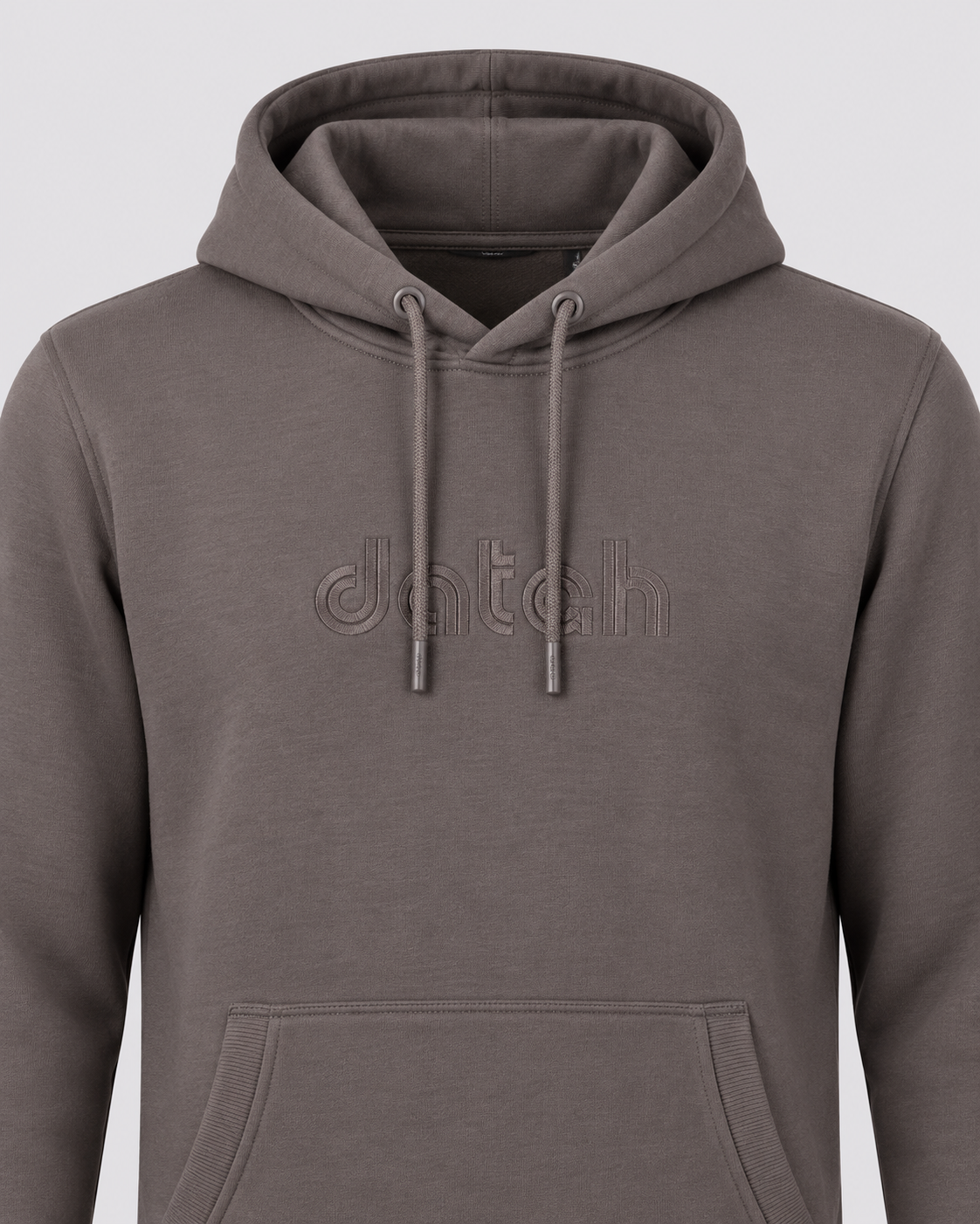 Felpa con cappuccio e logo centrale