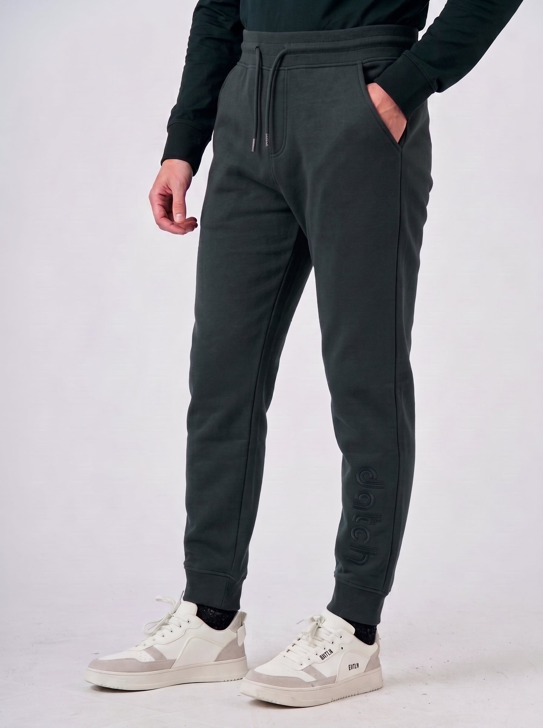 Pantalone con logo sulla gamba