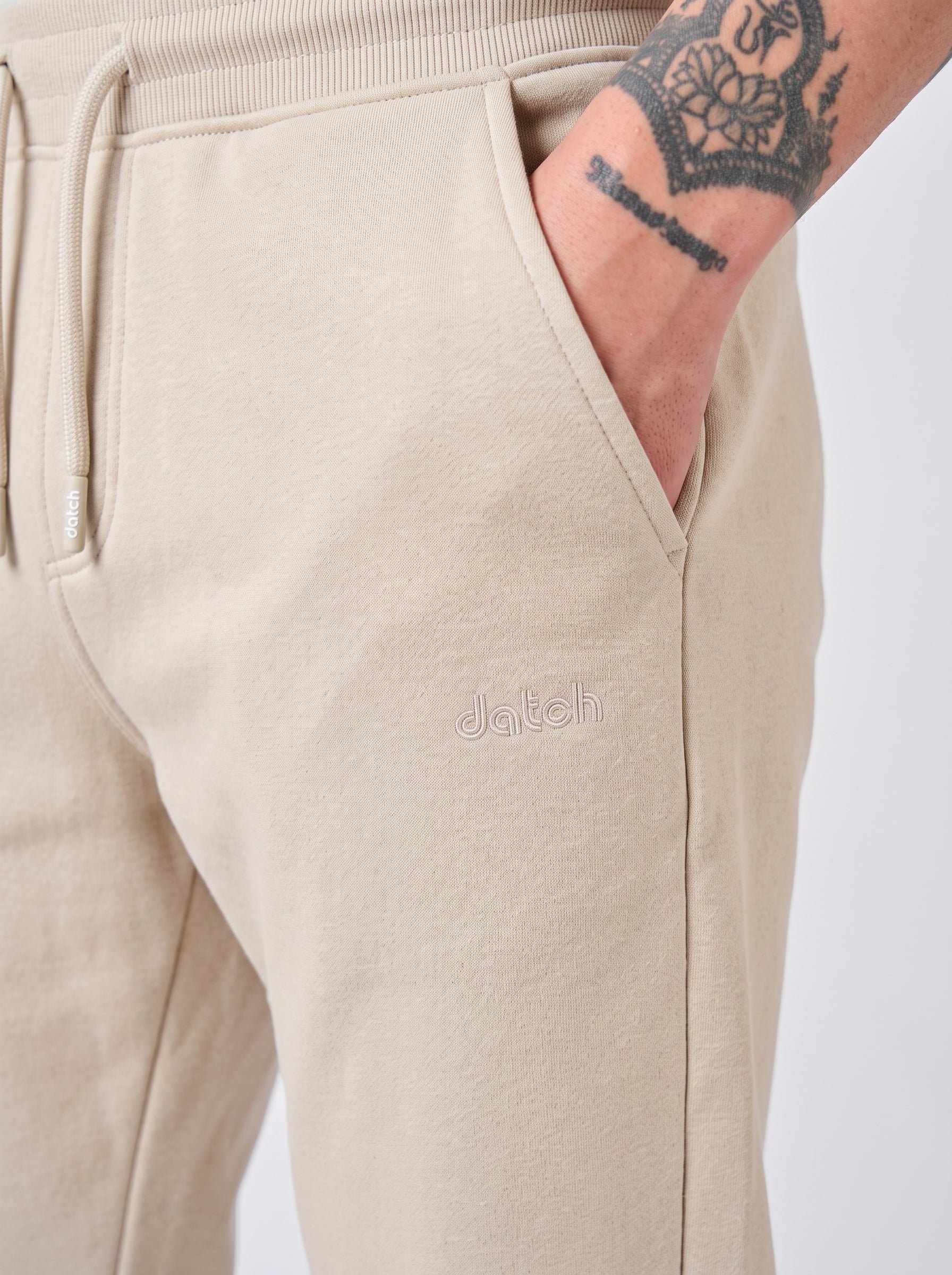 Pantaloni in felpa con fondo a coste
