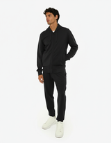 Felpa zip frontale, con cappuccio manica lunga