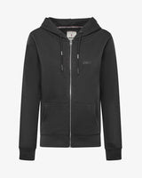 Felpa zip con cappuccio donna