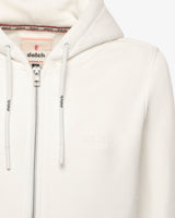 Felpa zip con cappuccio donna