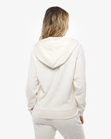 Felpa cotone zip frontale, con cappuccio