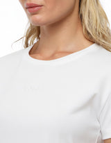 T-shirt in cotone stretch manica corta