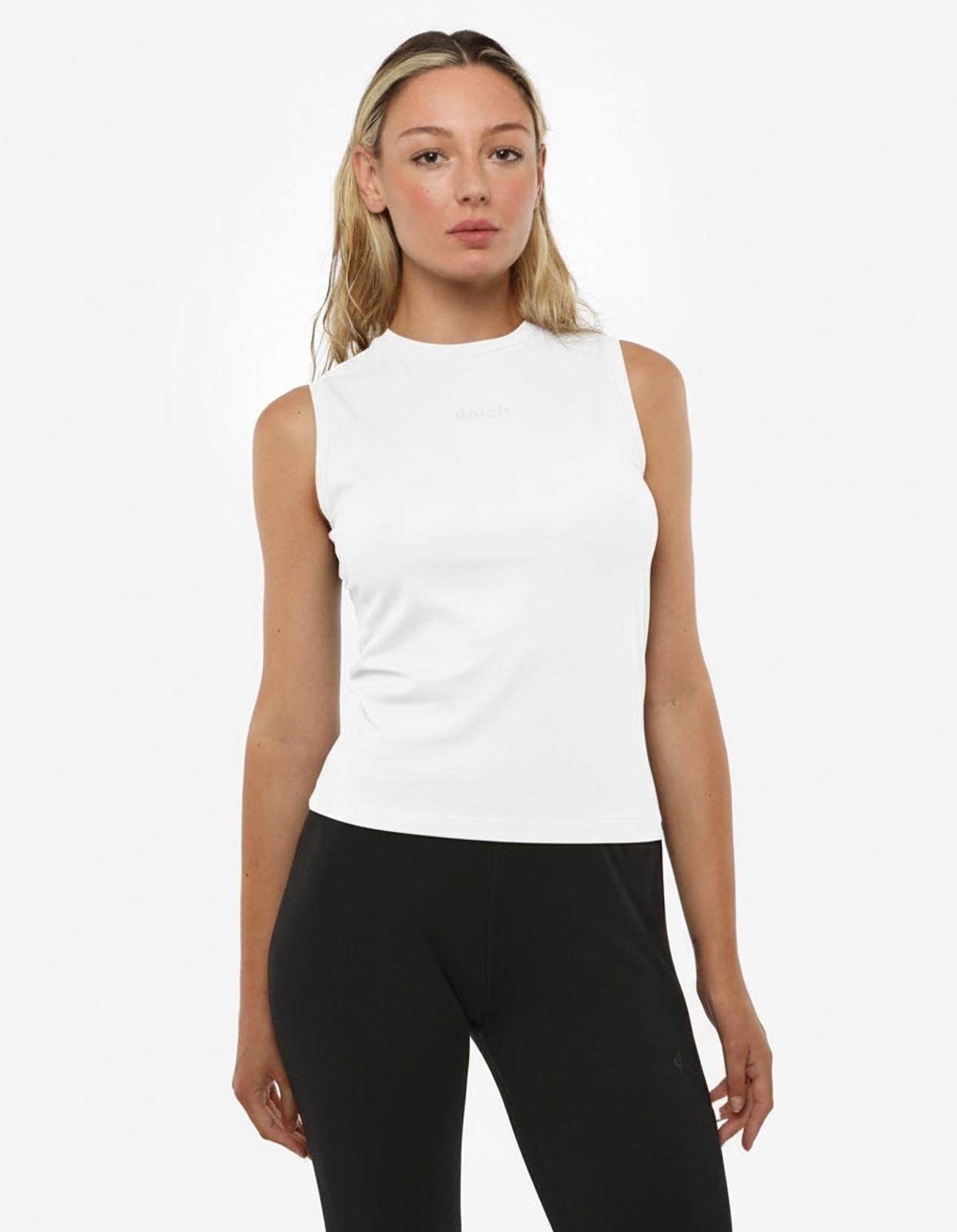 Canotta in cotone stretch