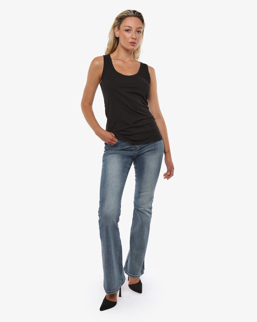 Canotta in cotone Rope Coral