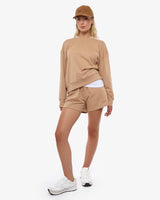 Felpa girocollo, taglio over