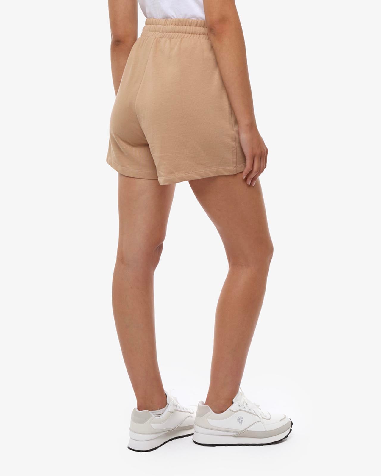 Short taglio over con stampa in cotone Nude Nero