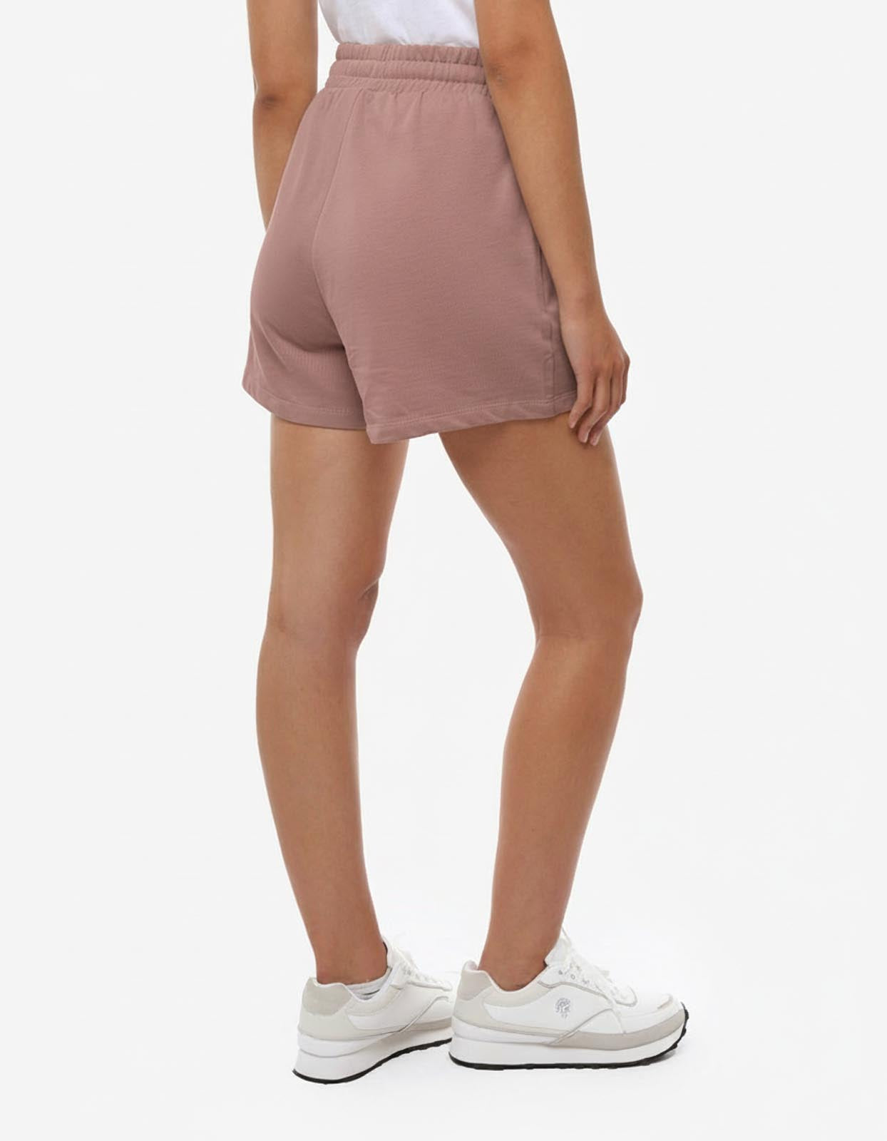 Short taglio over con stampa in cotone Nude Nero