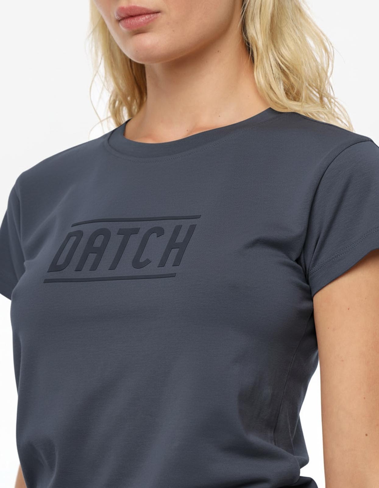 T-shirt con stampa in cotone stretch