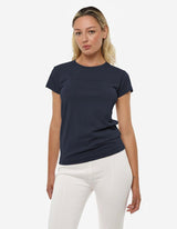T-shirt con stampa in cotone stretch