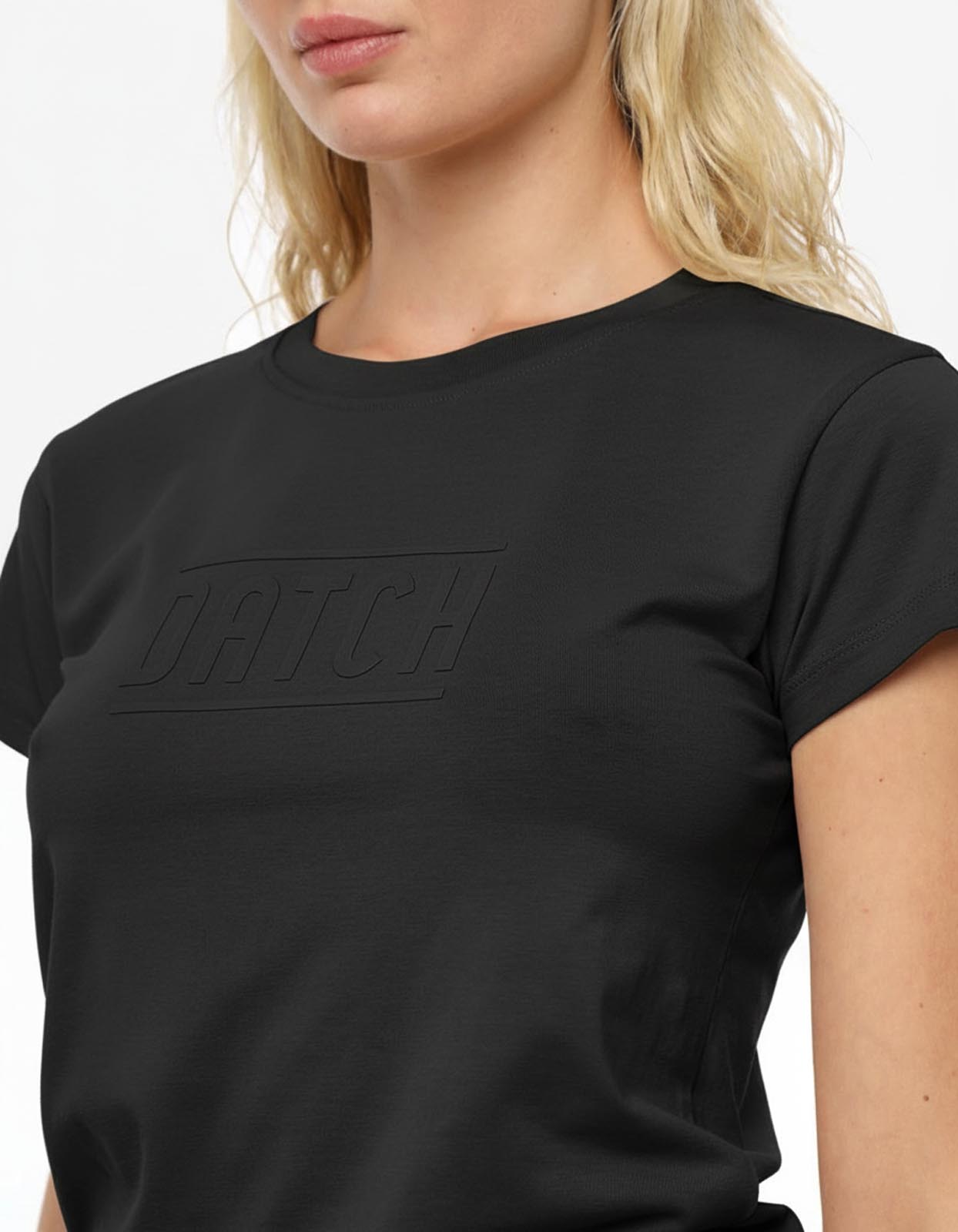 T-shirt con stampa in cotone stretch