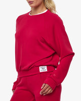 Felpa taglio over in poliestere