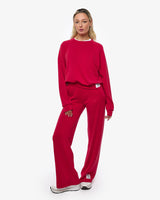 Felpa taglio over in poliestere