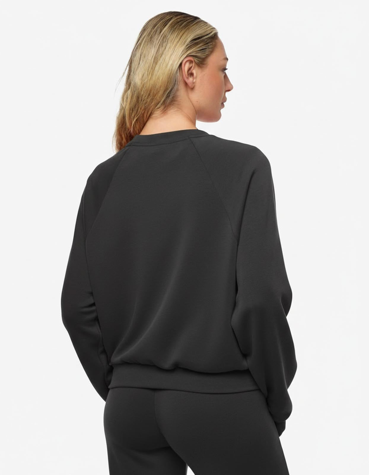 Felpa taglio over in poliestere