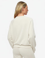 Felpa taglio over in poliestere