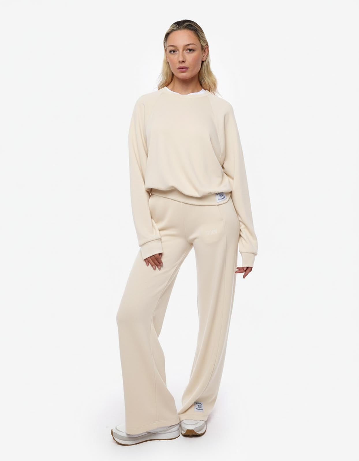 Felpa taglio over in poliestere