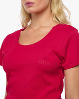 T-shirt taglio slim in cotone stretch