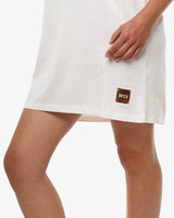 Abito stampa mylar con strass in cotone