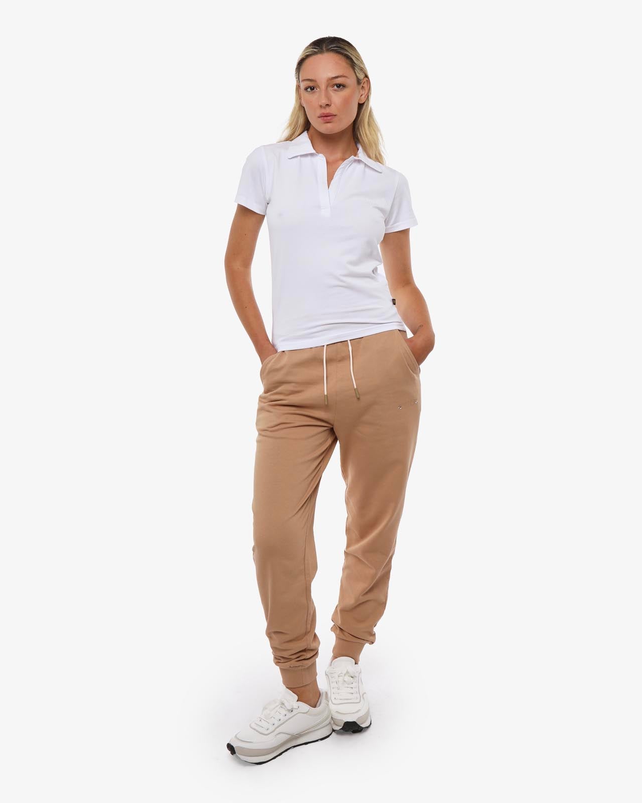 T-shirt mezze maniche con colletto polo