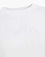 T-shirt cropped taglio over in cotone