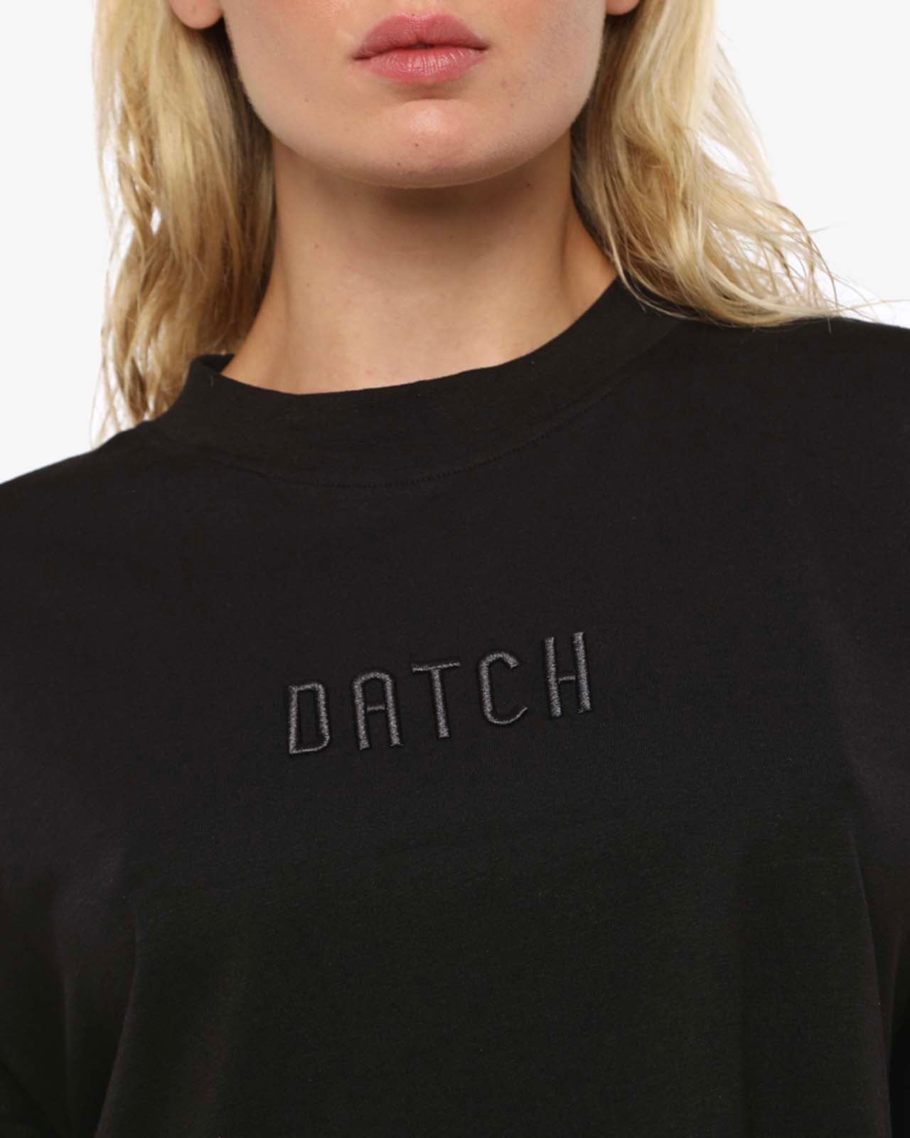 T-shirt cropped taglio over in cotone