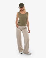 Canotta con stampa in cotone