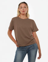 T-shirt con ricamo in cotone