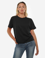 T-shirt con ricamo in cotone