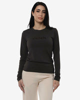 T-shirt a maniche lunghe con stampa mylar