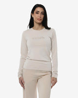 T-shirt a maniche lunghe con stampa mylar