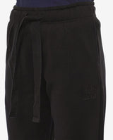Pantaloni in felpa barrel con ricamo