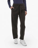 Pantaloni in felpa barrel con ricamo