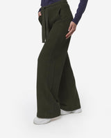 Pantaloni a gamba larga in interlock
