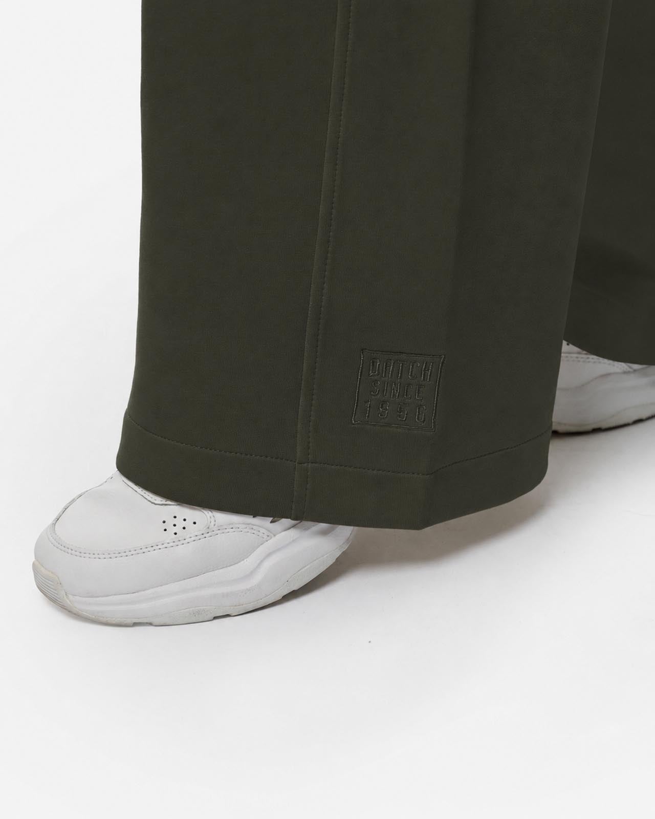 Pantaloni a gamba larga in interlock