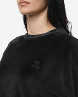 Felpa girocollo raglan in ciniglia
