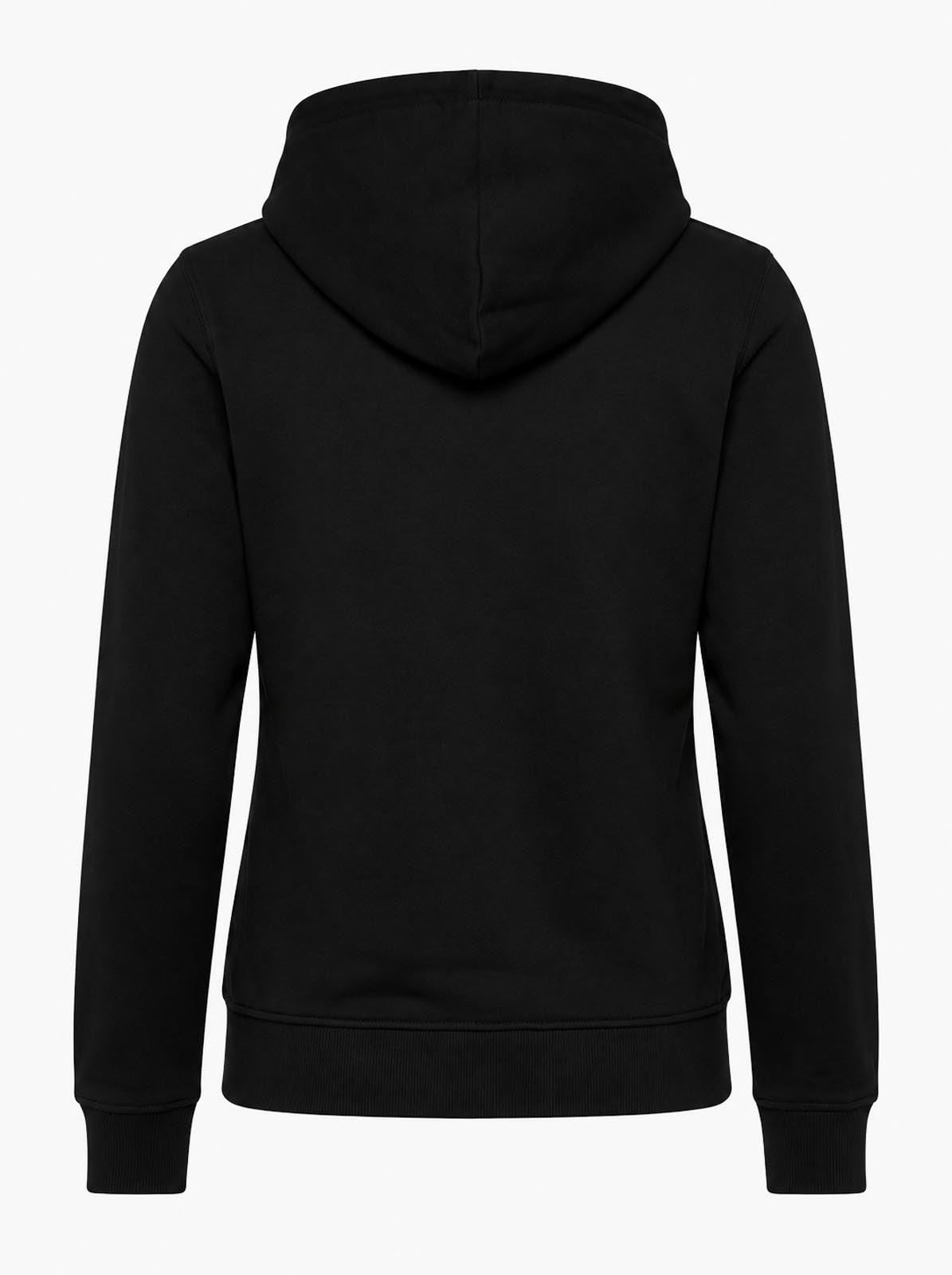 Felpa zip con cappuccio donna