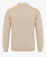 Cardigan con collo in camicia